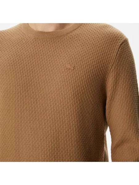Lacoste Sweter Lacoste beżowy