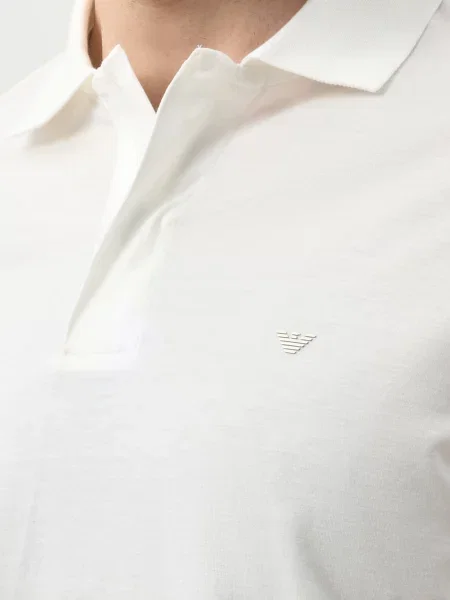Поло Emporio Armani белое
