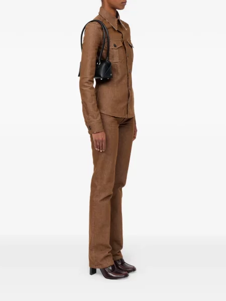 Torbica Mm6 Maison Margiela s autogramom crna