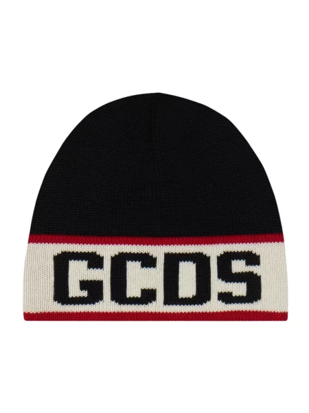 Czapka Gcds wełniana z logo czarna