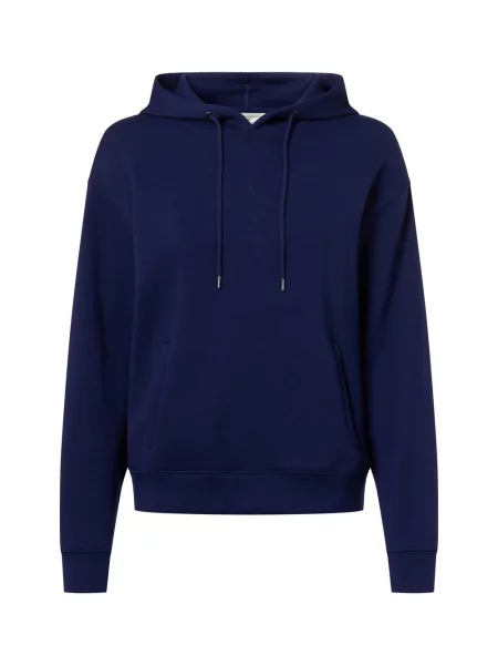 Msch Copenhagen bluza z kapturem MSCHIma Kobiety jednolity XS/S niebieski