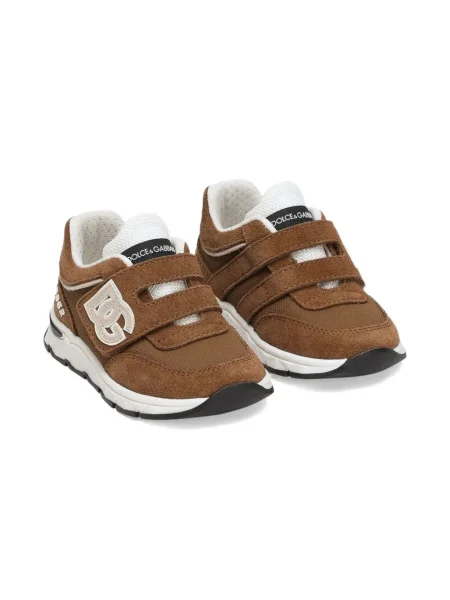 Sneakersy dziecięce Dolce And Gabbana brązowe