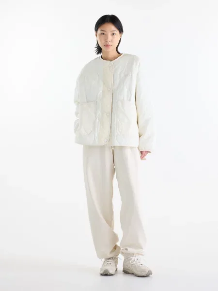 Бомбер New Balance Quilted Bomber білий