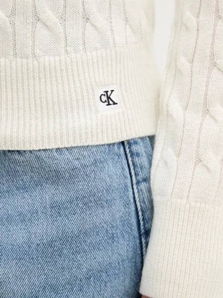 Calvin Klein Jeans Жилетка с вълна бежово