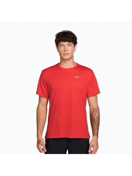 Tricou de alergare pentru bărbați Nike Miler Dri-Fit UV light crimson