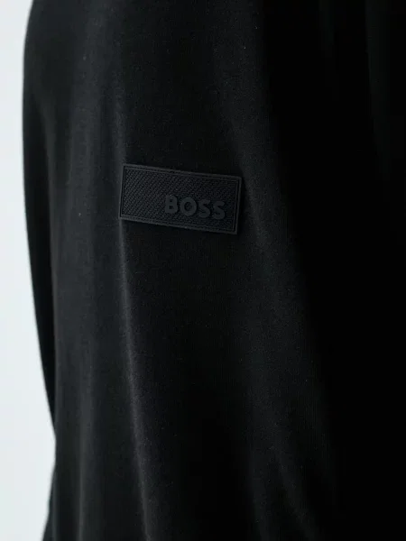 Свитер Boss Green с капюшоном зеленый