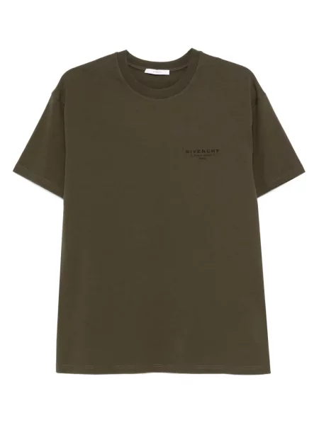 Tricou Givenchy cu imagine verde