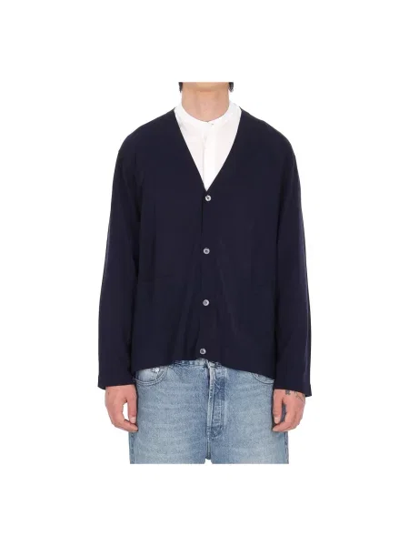 Kardigan Officine Generale wełniany niebieski