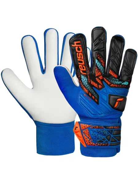 REUSCH rękawice bramkarskie Attrakt Starter Solid Junior niebieskie