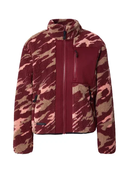 ICEPEAK Jachetă fleece funcțională AMORY închis / roz / roșu bordeaux bej