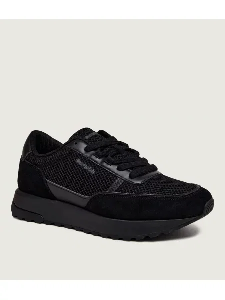 Calvin Klein Sneakers CITY RUNNER | piele întoarsă negru