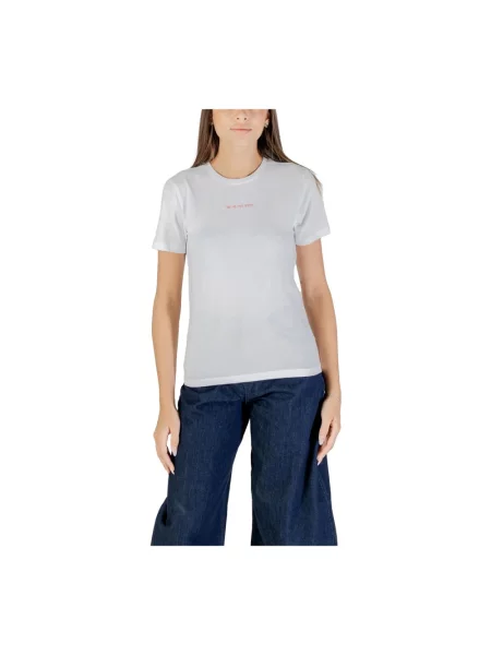 Krótka koszulka Only biała