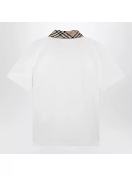 Koszulka polo Burberry biała