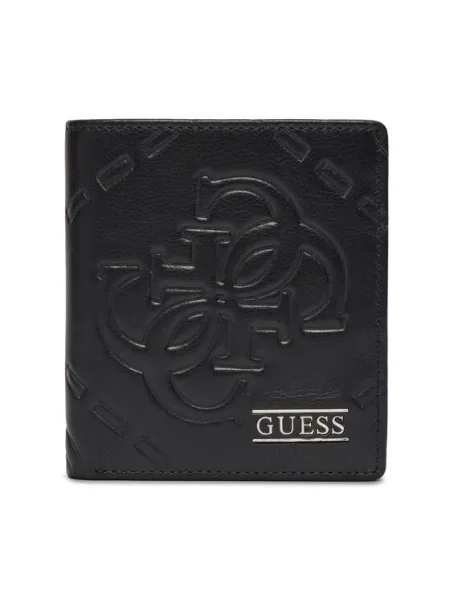 Кожен портфейл Guess BOSTON мъжки SMBOMG черно