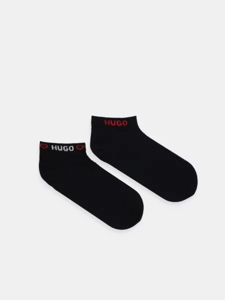 Ponožky HUGO 2P AS MICROLOVE CC W černá