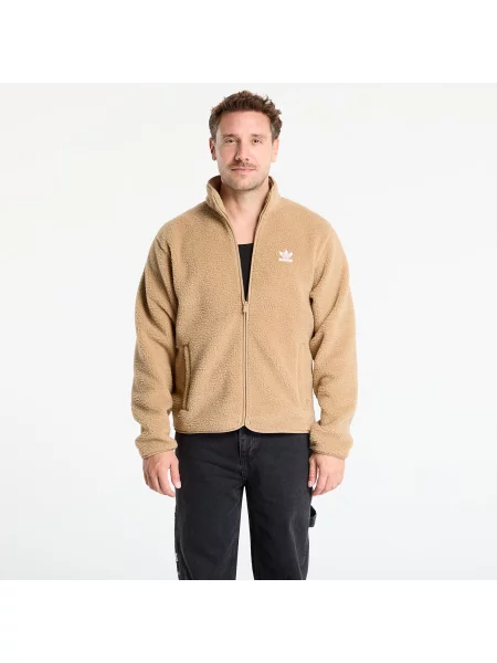 Medvedka jopa iz flisa Adidas Originals iz flisa bež
