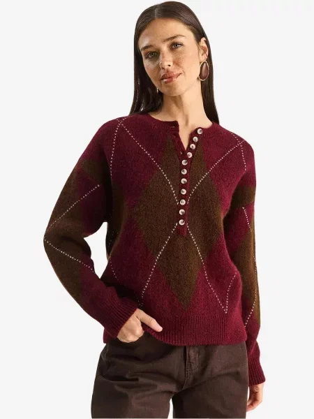 Bianco Lucci Pulover Pullover' smeđa