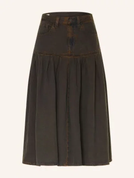 Levi's® Džínová Sukně tmavě hnědá