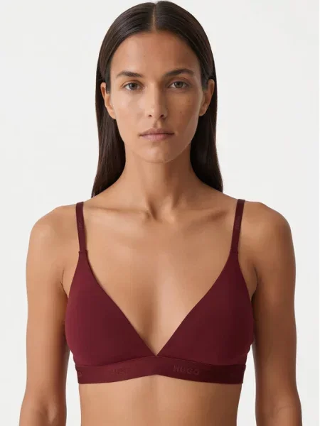 HUGO Bralette melltartó piros