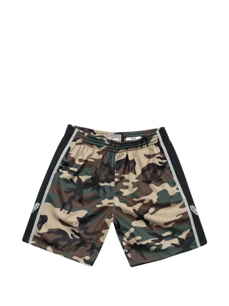 Pantaloni scurți Mitchell & Ness cu model camuflaj verde