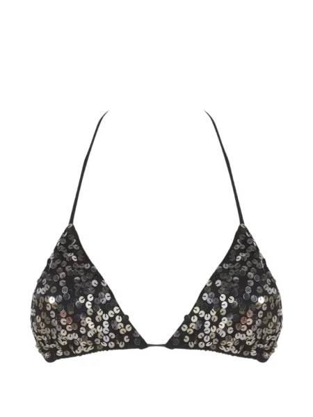 Top Leslie Amon cu paiete negru