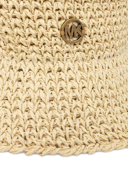Reversibil bikini Michael Michael Kors cu broderie din piele de căprioară portocaliu