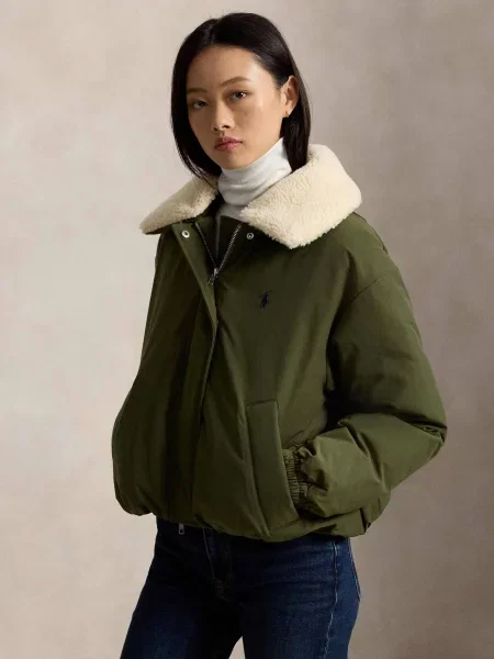 Mackó báránybőr dzseki Polo Ralph Lauren zöld