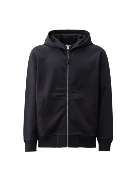 Bluza rozpinana C.p. Company z logo niebieska