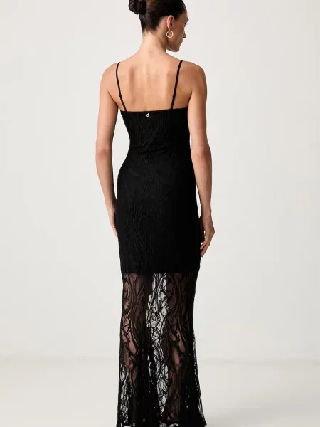 Guess рокля EVELYN черно