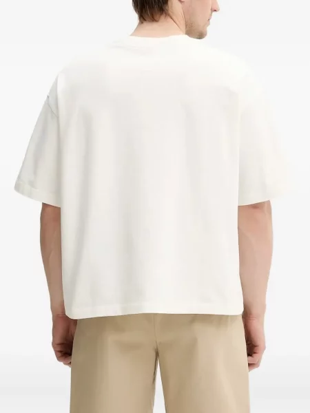 Tricou Barena cu broderie alb