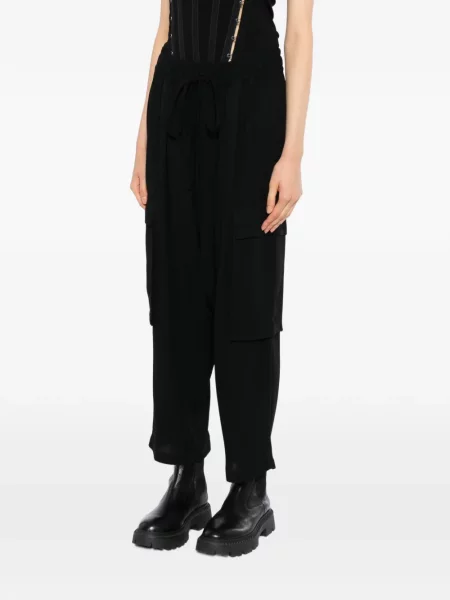 Decupat pantaloni Thom Krom negru