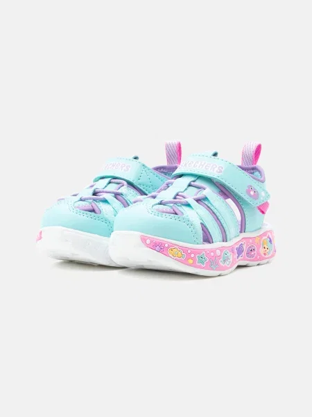 Sandali Skechers Play Scene Splash Cute Crew modra
