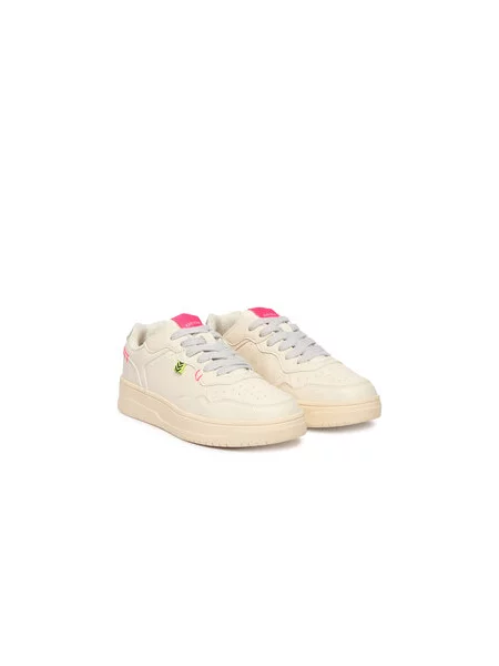 Sneakersy Geox J Lestrella Girl D Écru