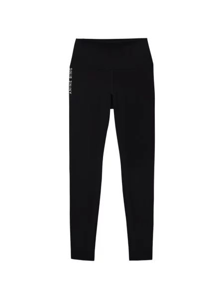 Leggings Anine Bing cu imagine negru