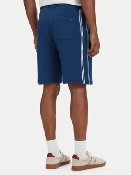 Tommy Hilfiger Športne kratke hlače Crest Embroidery modra
