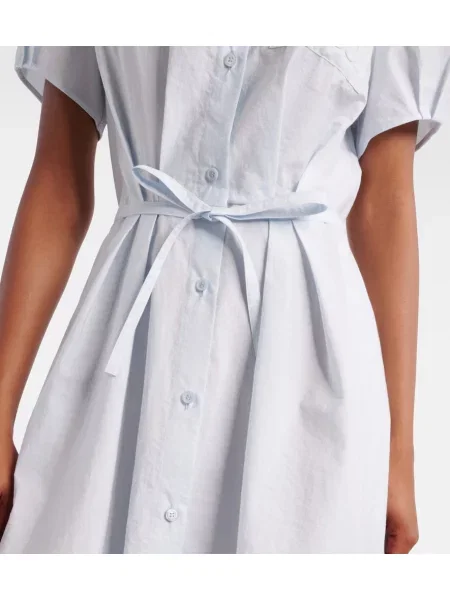 Rochie tip cămașă Loewe albastru