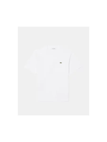 Tricou Lacoste cu autograf alb