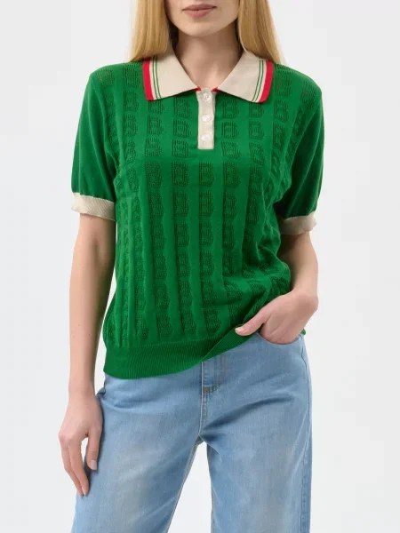 Поло Barbara Alvisi зеленое