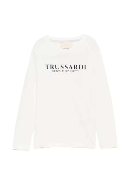 Koszulka dziecięca Trussardi biała