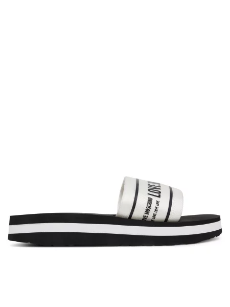 Natikači LOVE MOSCHINO bela