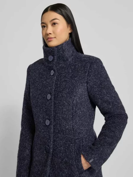 Kurtka z listwą guzikową model ‘NIA’ Milo Coats granatowa