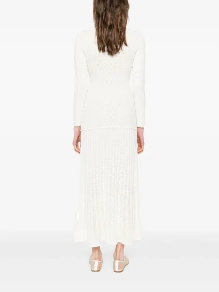 Rochie maxi Sandro tricotate de costum