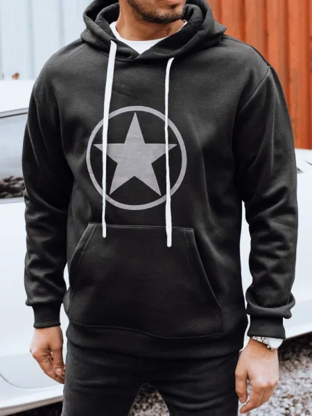 Hoodie Dstreet s kapuco črna