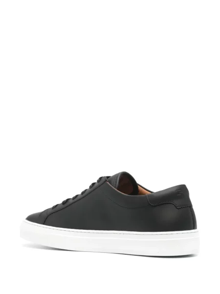 Δερμάτινα sneakers Polo Ralph Lauren μαύρο