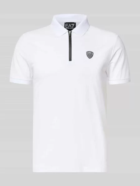 Emporio Armani Koszulki Mężczyzna L Koszulka Polo Regular Fit Emporio Armani Ea7 biały