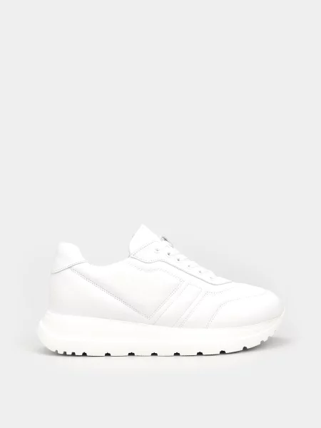 Braska Кросівки для міста шкіра/текстиль білий