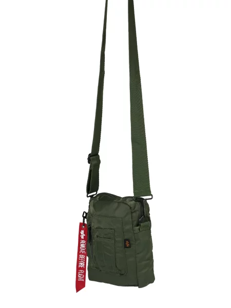 Geantă crossover Alpha Industries verde