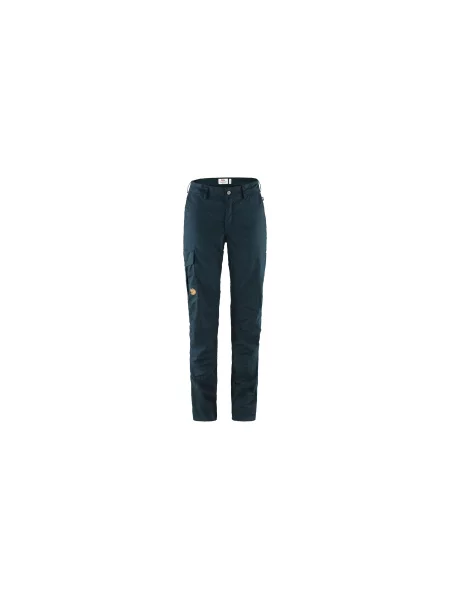 Fjällräven Karla Lite Trousers W Dark Navy Kobiety Spodnie Fjällräven Size: 48 niebieski