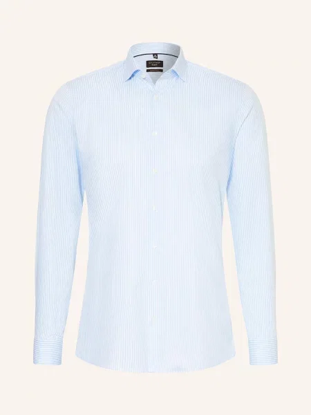Olymp Koszula No. Six Super Slim blau biała