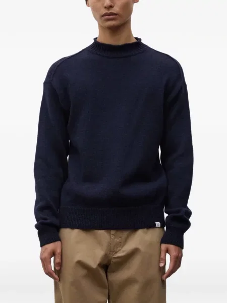 Pulover Norse Projects de lână albastru